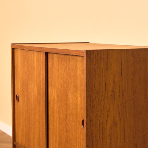 Teak Cabinet with Sliding Doors