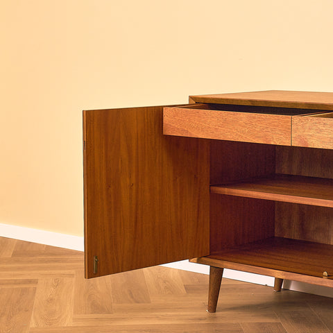Walnut Cabinet with Drawers