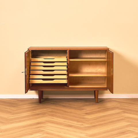 Danish Teak Sideboard with Pull-out Trays