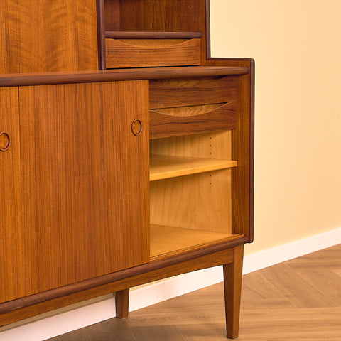 Bräntorps Teak Bookshelf with Writing Flap