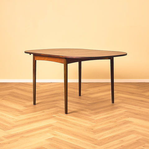 Arne Vodder Style Santos Rosewood Drop-leaf Dining Table
