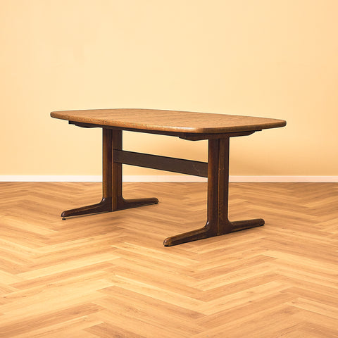 Skovby Dark Oak Dining Table