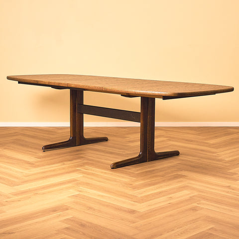 Skovby Dark Oak Dining Table
