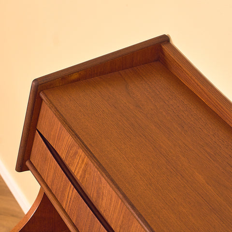 G. Falsig Teak Secretary Writing Desk