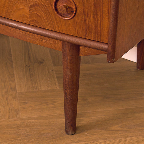 G. Falsig Teak Secretary Writing Desk