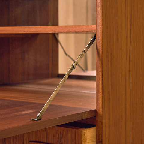 Edsbjerg Teak Chest of Drawers with Fall Front