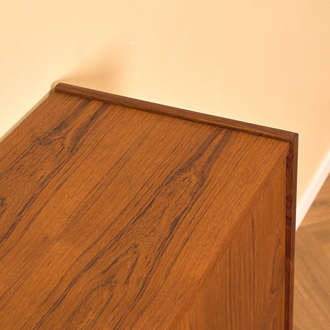 Edsbjerg Teak Chest of Drawers with Fall Front