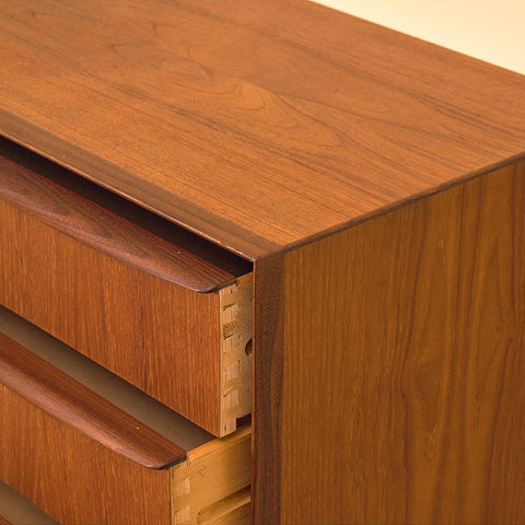 Danish Teak Chest of Six Drawers