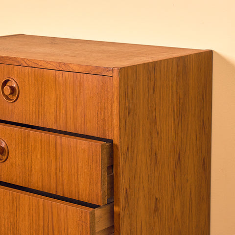 Small Teak Chest of Drawers