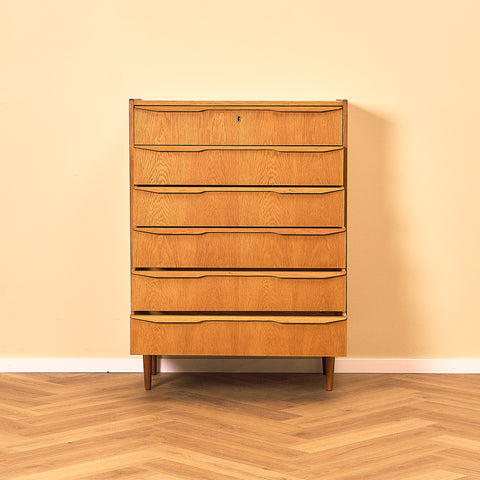 Danish Oak Chest of Drawers