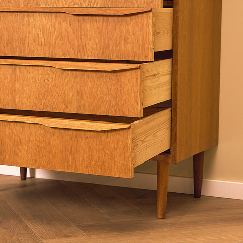 Danish Oak Chest of Drawers