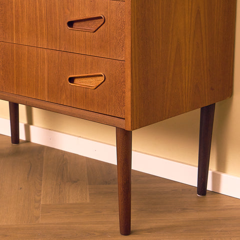 Small Teak Secretary Writing Desk