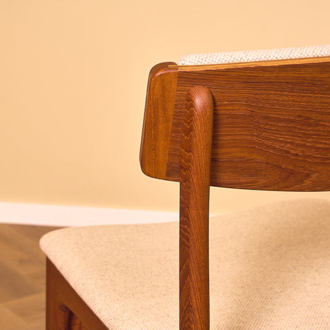 Danish set of 10 dining chairs by Thorso Mobelfabrik