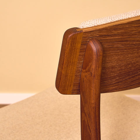 Danish set of 10 dining chairs by Thorso Mobelfabrik