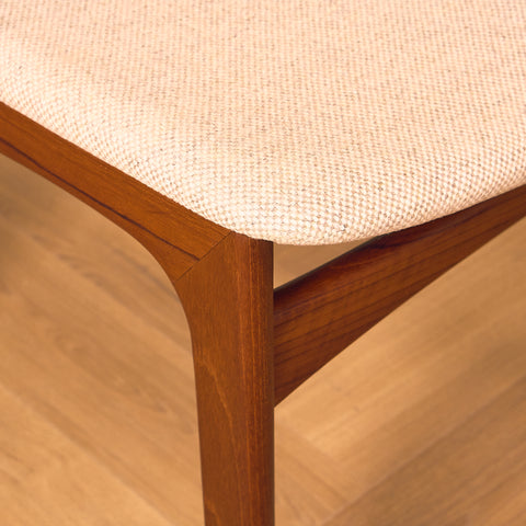 Danish set of 10 dining chairs by Thorso Mobelfabrik