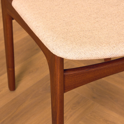 Danish set of 10 dining chairs by Thorso Mobelfabrik