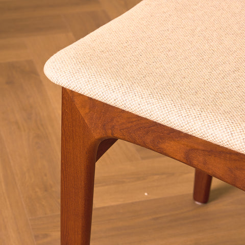 Danish set of 10 dining chairs by Thorso Mobelfabrik