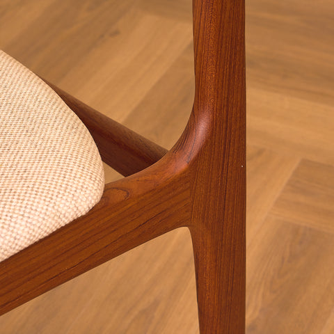 Danish set of 10 dining chairs by Thorso Mobelfabrik
