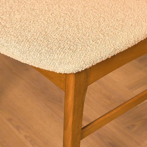 Danish dining chairs in teak and beech