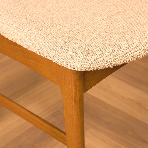 Danish dining chairs in teak and beech