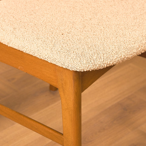 Danish dining chairs in teak and beech