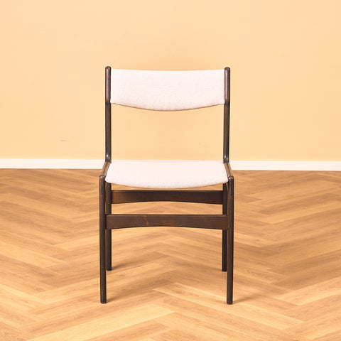 Danish set of 7 dining chairs by Erik Buch for Nova Stolefabrik