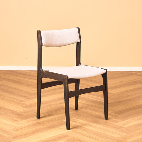 Danish set of 7 dining chairs by Erik Buch for Nova Stolefabrik