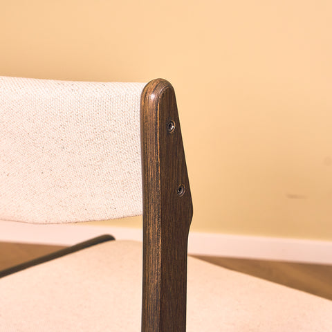 Danish set of 7 dining chairs by Erik Buch for Nova Stolefabrik