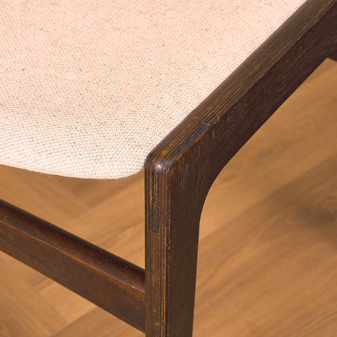 Danish set of 7 dining chairs by Erik Buch for Nova Stolefabrik
