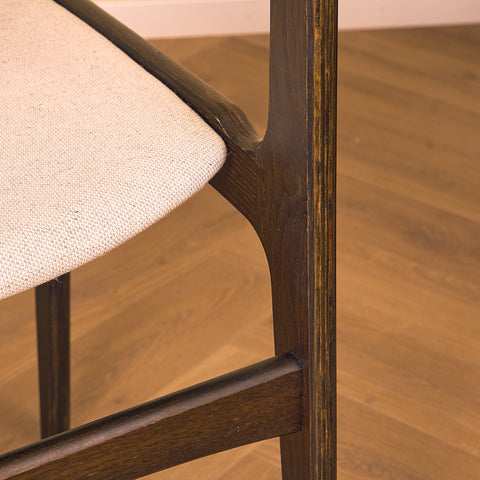 Danish set of 7 dining chairs by Erik Buch for Nova Stolefabrik