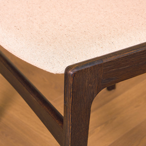 Danish set of 7 dining chairs by Erik Buch for Nova Stolefabrik
