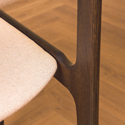 Danish set of 7 dining chairs by Erik Buch for Nova Stolefabrik