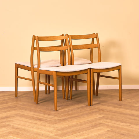 Swedish dining chairs in beech