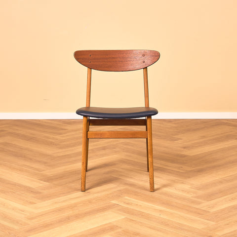 Dining chairs in teak & beech by Farstrup, model 210