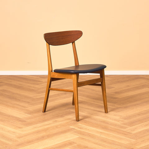Dining chairs in teak & beech by Farstrup, model 210