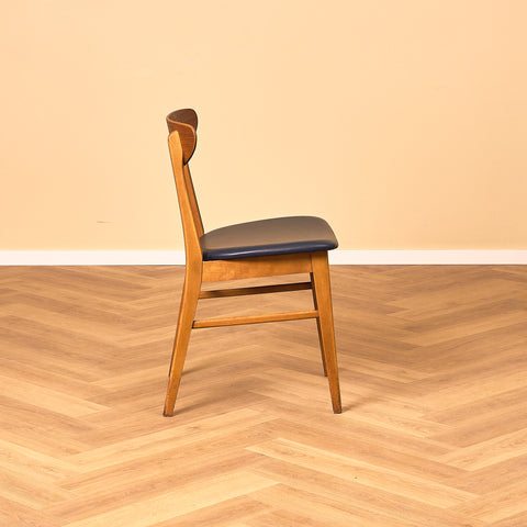 Dining chairs in teak & beech by Farstrup, model 210