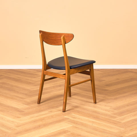 Dining chairs in teak & beech by Farstrup, model 210