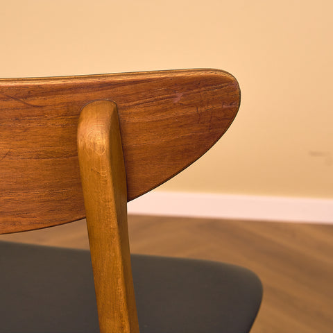 Dining chairs in teak & beech by Farstrup, model 210