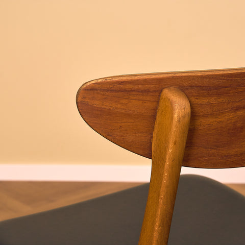 Dining chairs in teak & beech by Farstrup, model 210