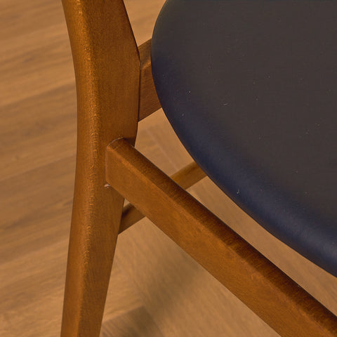 Dining chairs in teak & beech by Farstrup, model 210