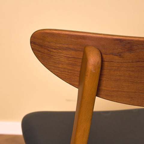 Dining chairs in teak & beech by Farstrup, model 210