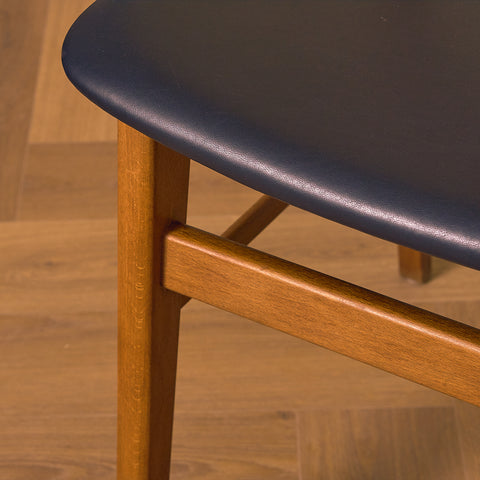 Dining chairs in teak & beech by Farstrup, model 210