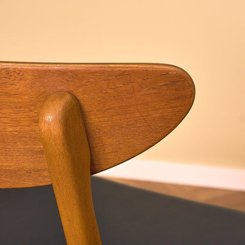 Dining chairs in teak & beech by Farstrup, model 210