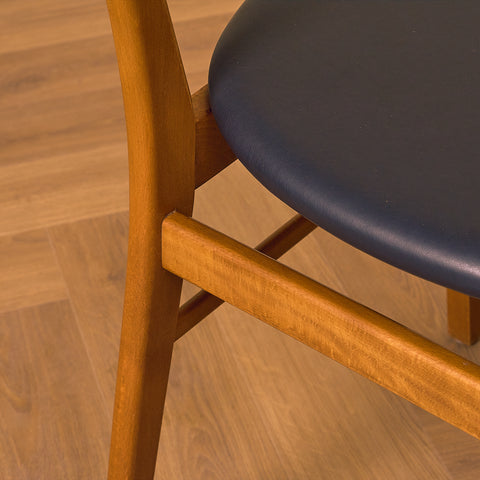 Dining chairs in teak & beech by Farstrup, model 210