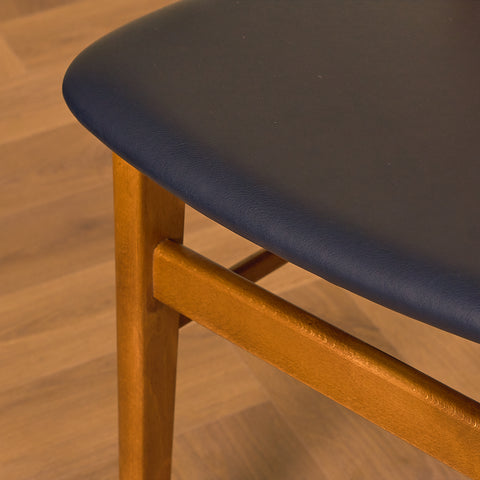 Dining chairs in teak & beech by Farstrup, model 210