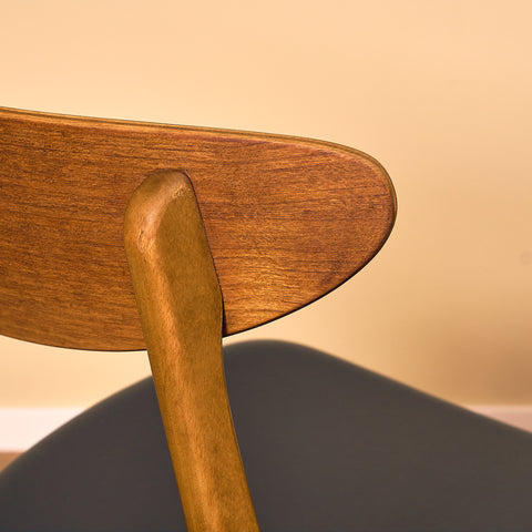 Dining chairs in teak & beech by Farstrup, model 210