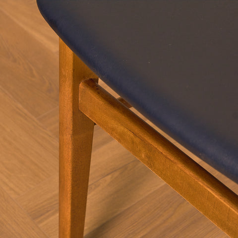 Dining chairs in teak & beech by Farstrup, model 210