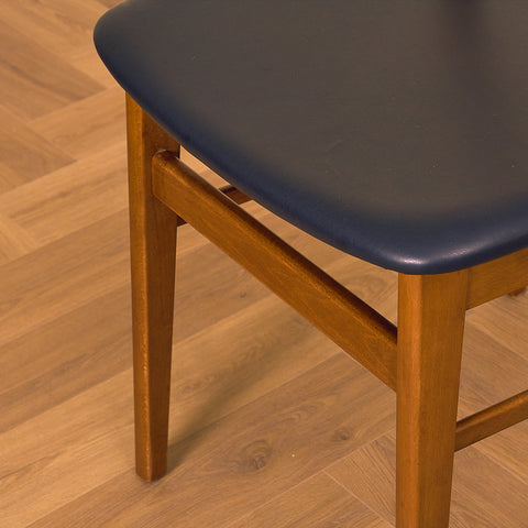 Dining chairs in teak & beech by Farstrup, model 210