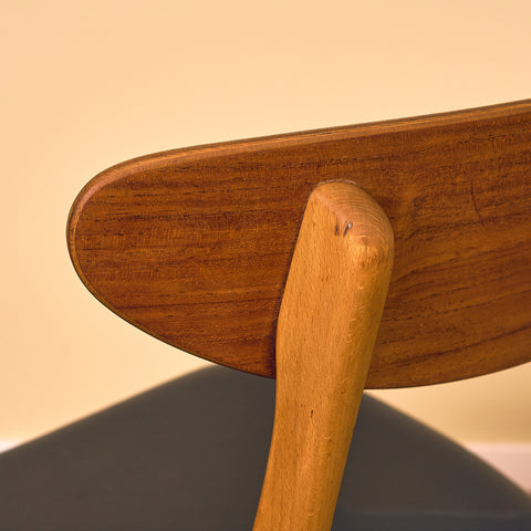 Dining chairs in teak & beech by Farstrup, model 210
