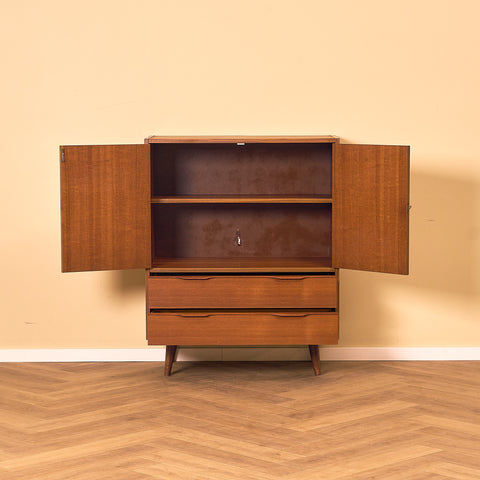 Danish bar cabinet in teak